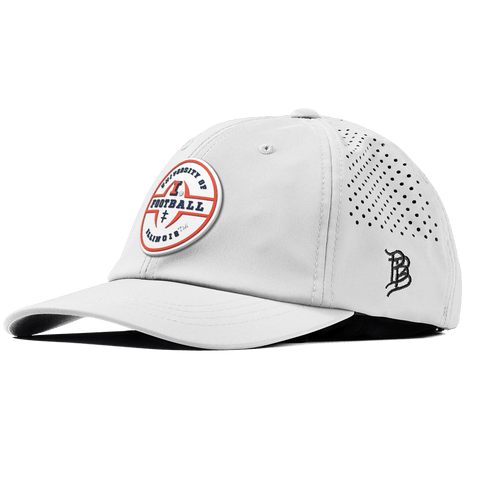 University of Illinois "Illinois Football Legacy" Performance Dad Hat White