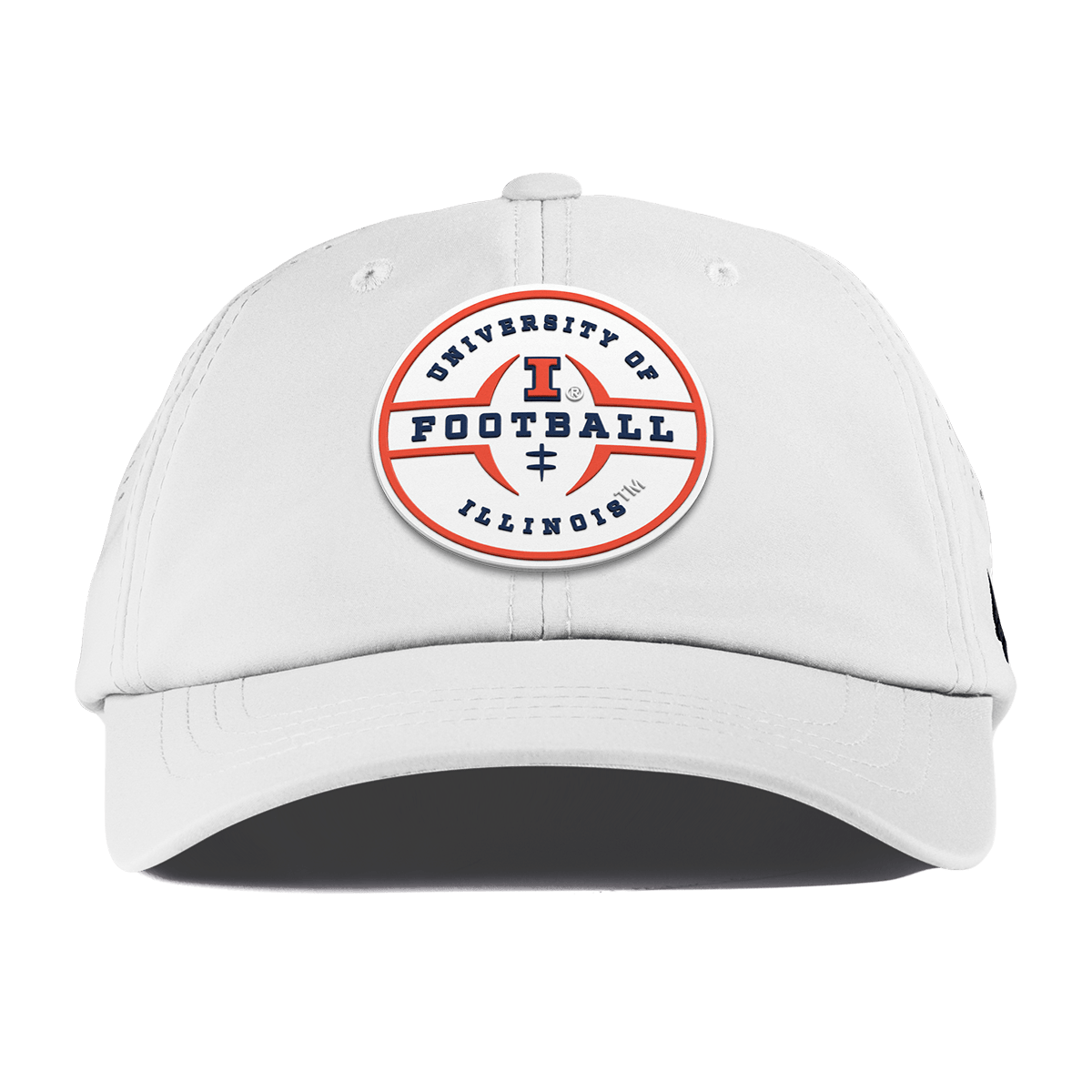 University of Illinois "Illinois Football Legacy" Performance Dad Hat White