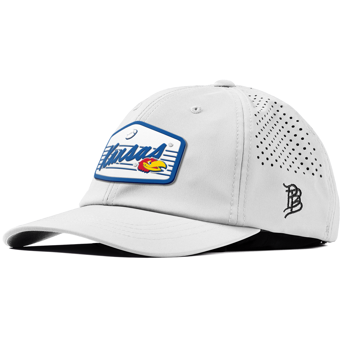 University of Kansas "Jayhawks Football" Performance Dad Hat White