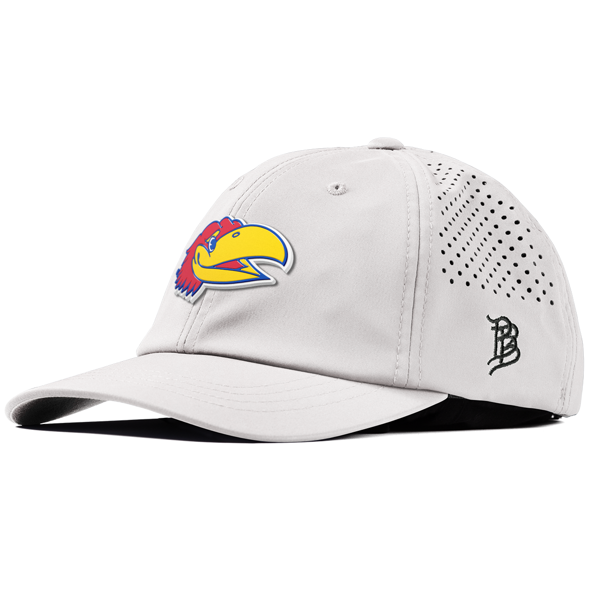 University of Kansas "KU Big Jay" Performance Dad Hat White