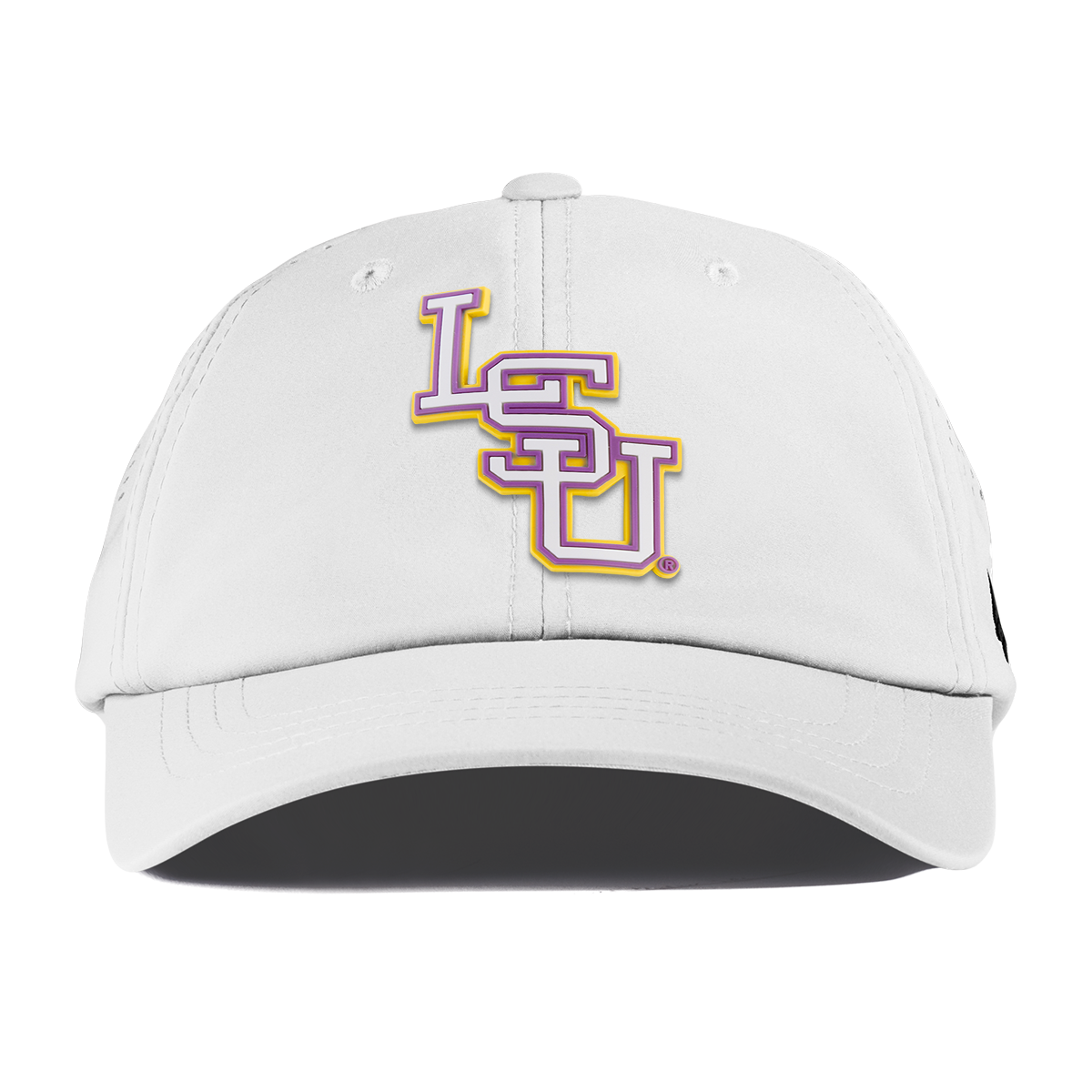 Louisiana State University "LSU Baseball" Performance Dad Hat White