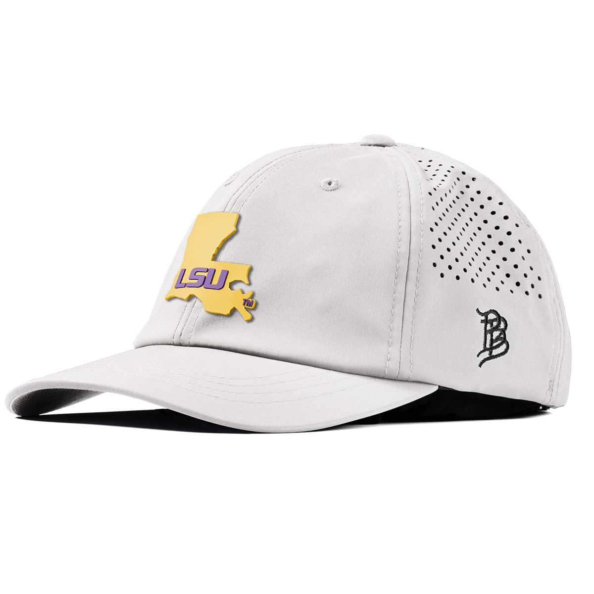 Louisiana State University "LSU Gold State" Performance Dad Hat White