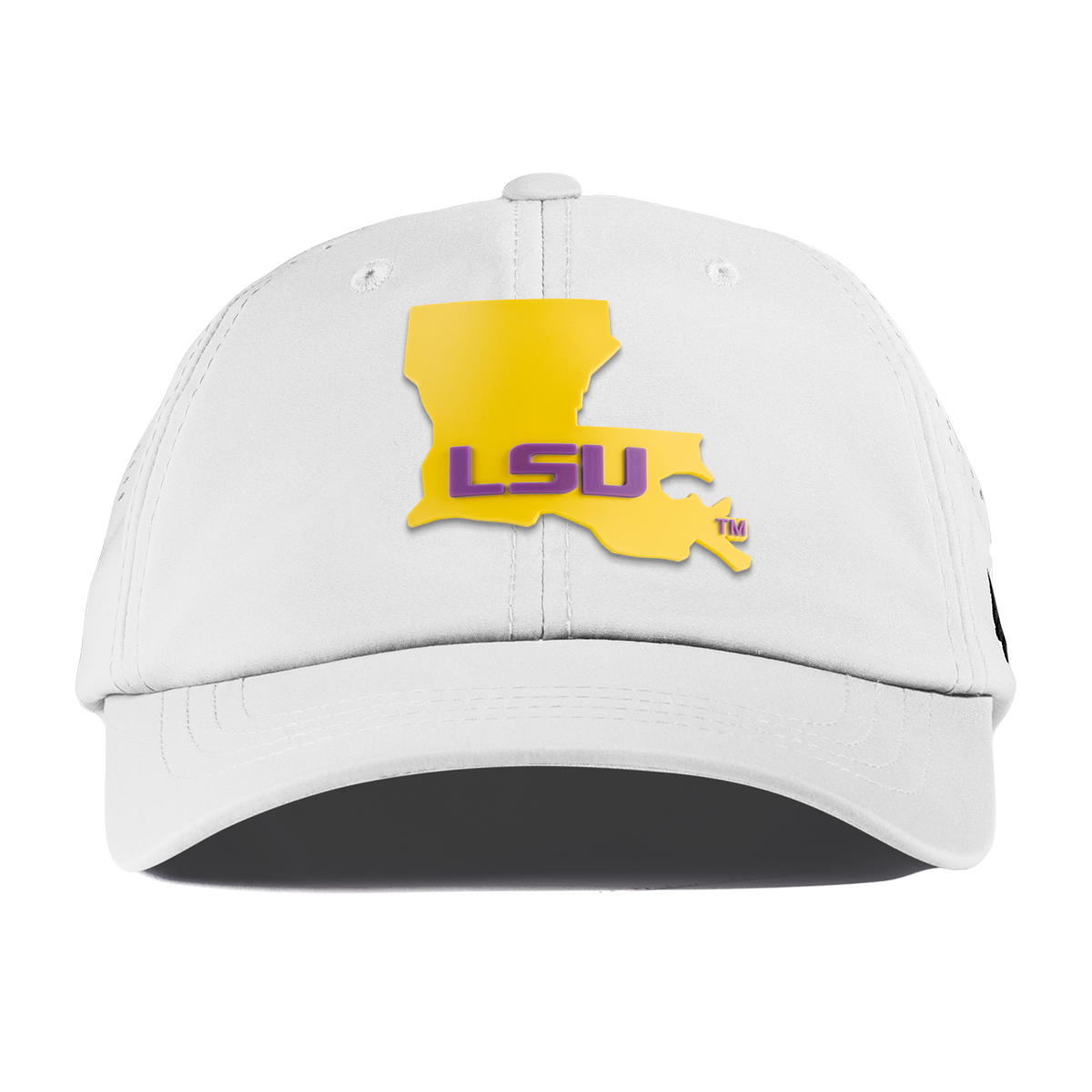 Louisiana State University "LSU Gold State" Performance Dad Hat White