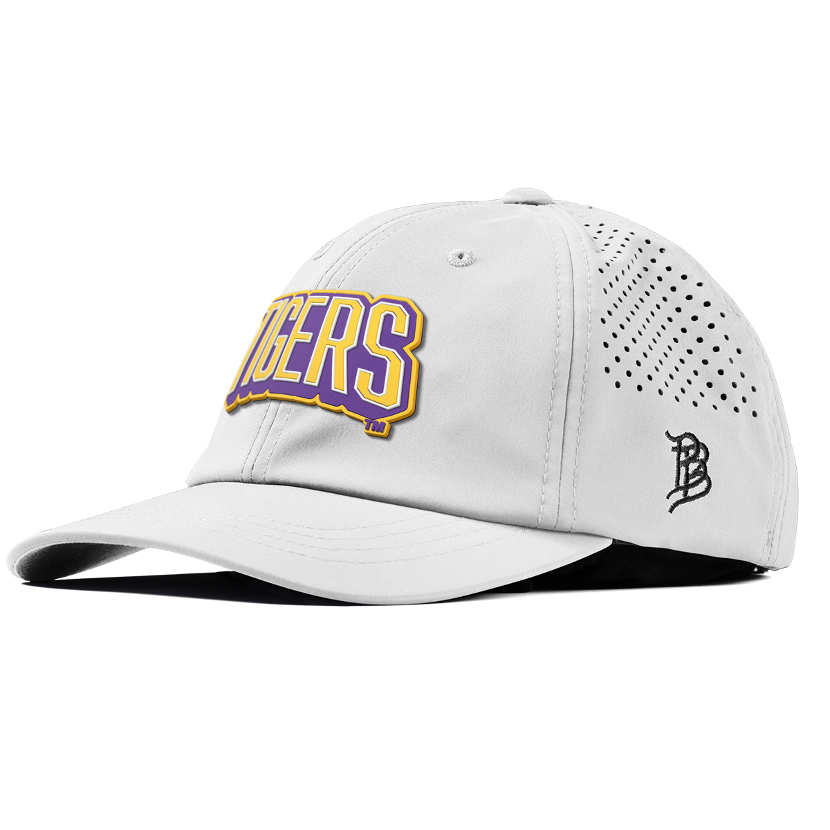 Louisiana State University "LSU Tigers Block" Performance Dad Hat White