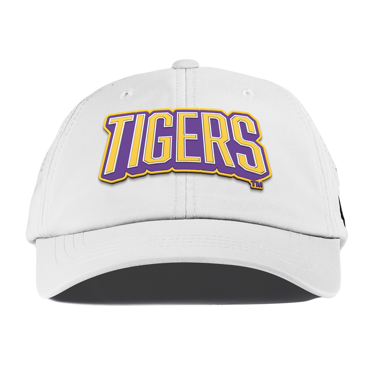 Louisiana State University "LSU Tigers Block" Performance Dad Hat White