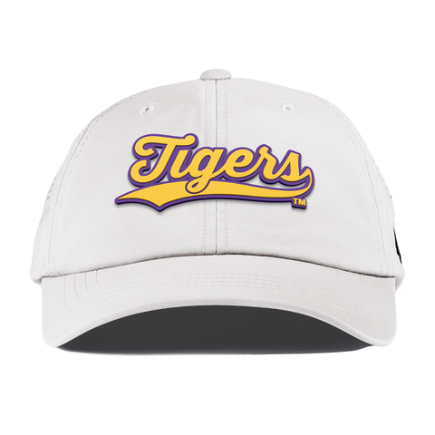 Louisiana State University "LSU Tigers Script" Performance Dad Hat White