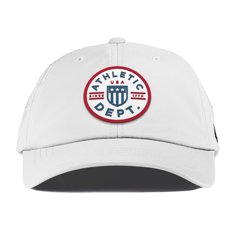 Liberty Letterman Performance Dad Hat White