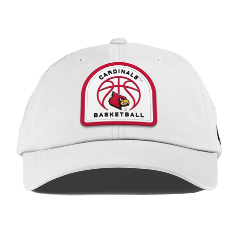 University of Louisville "Louisville Basketball" Performance Dad Hat White