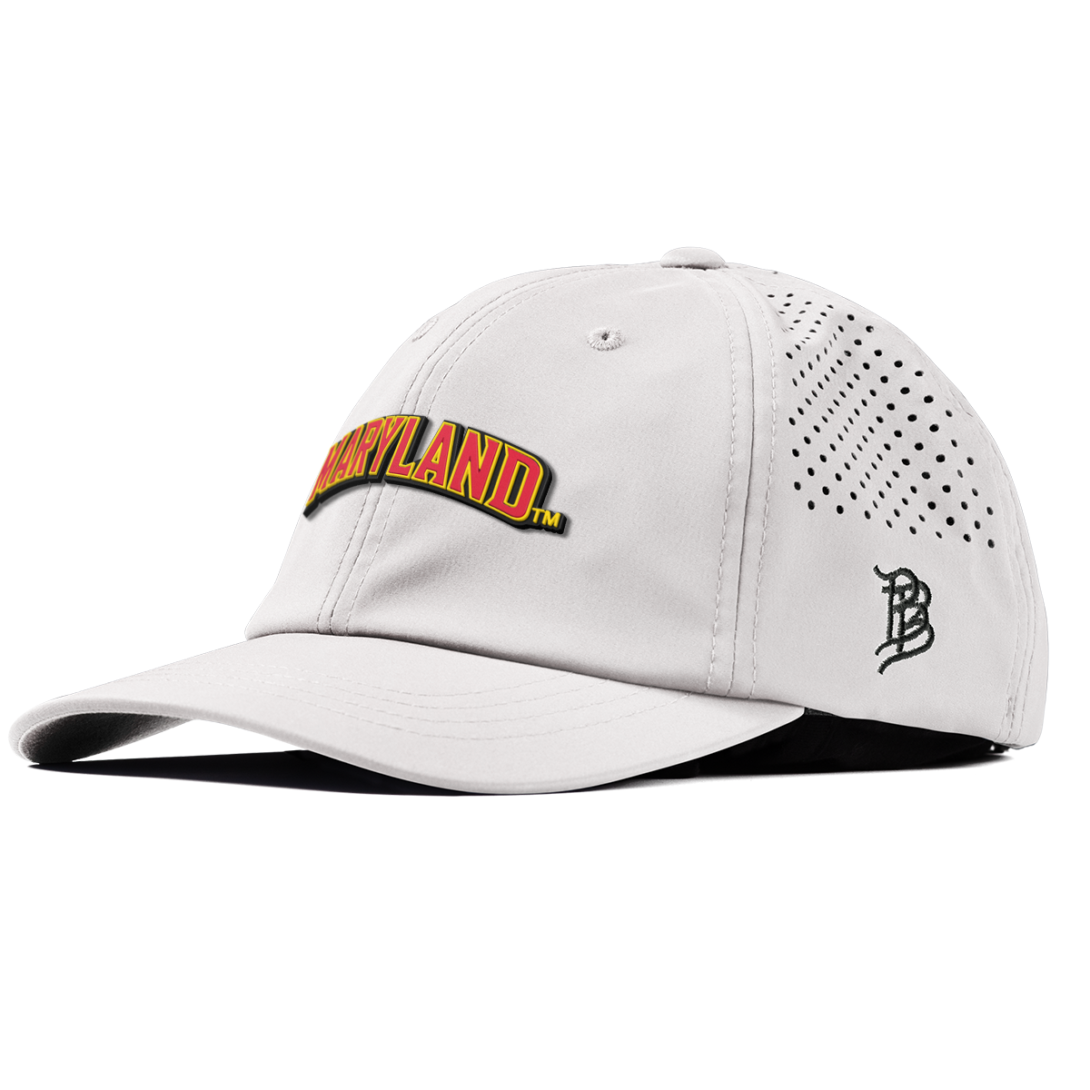 University of Maryland "Maryland Block" Performance Dad Hat White