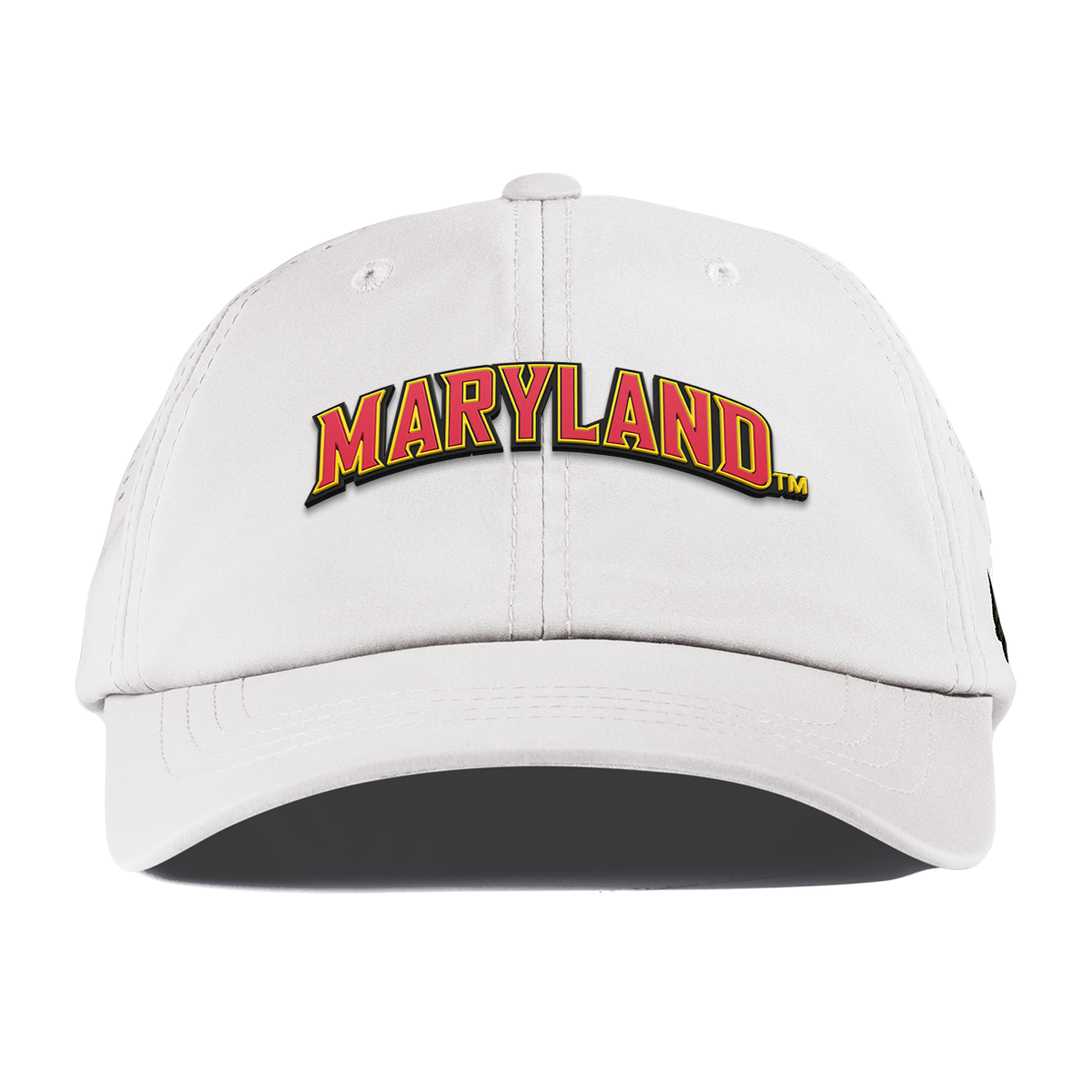 University of Maryland "Maryland Block" Performance Dad Hat White