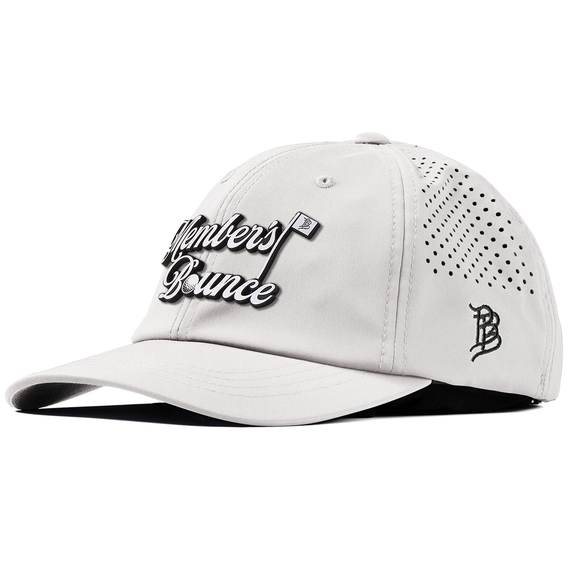 Member's Bounce Script Performance Dad Hat White