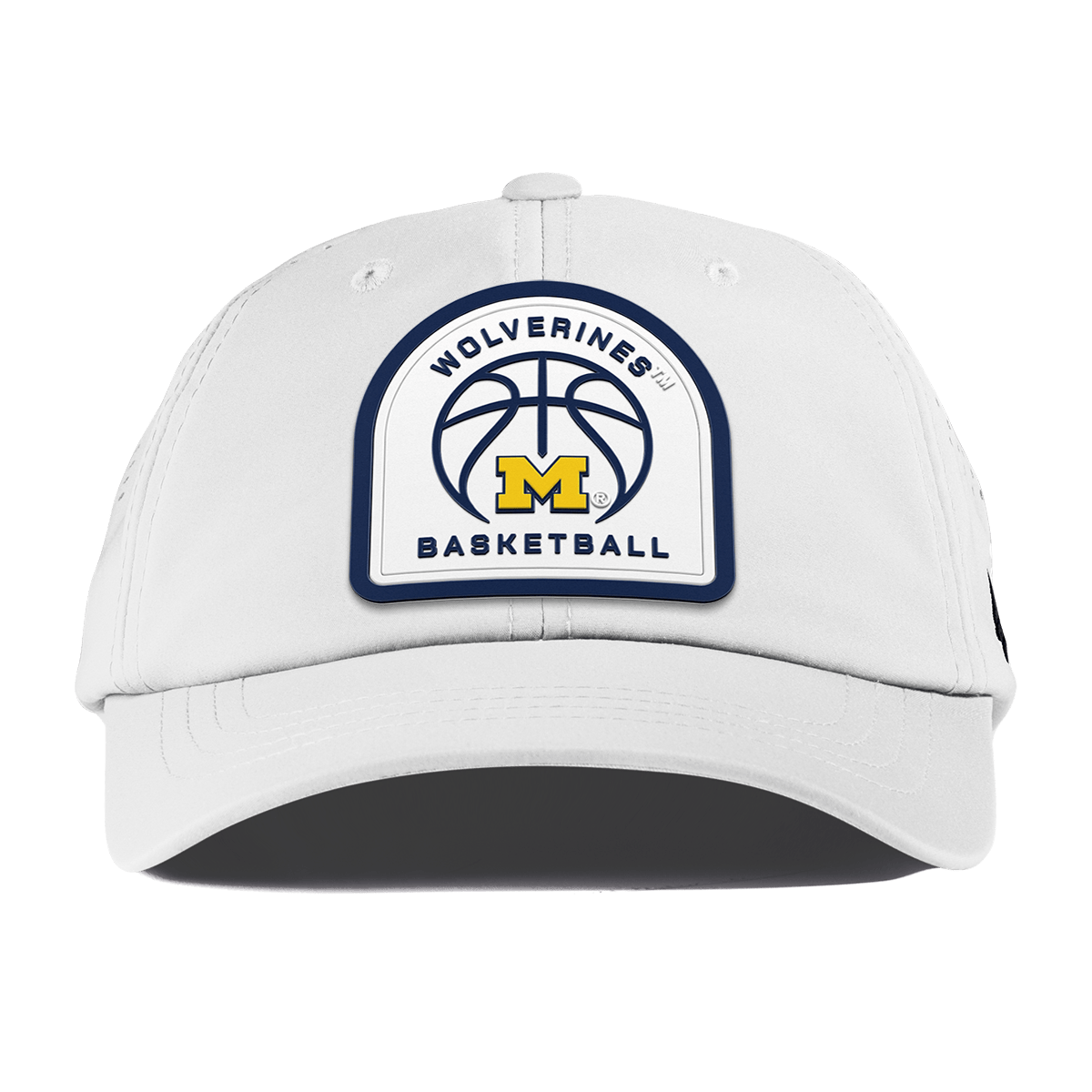University of Michigan "Michigan Basketball" Performance Dad Hat White
