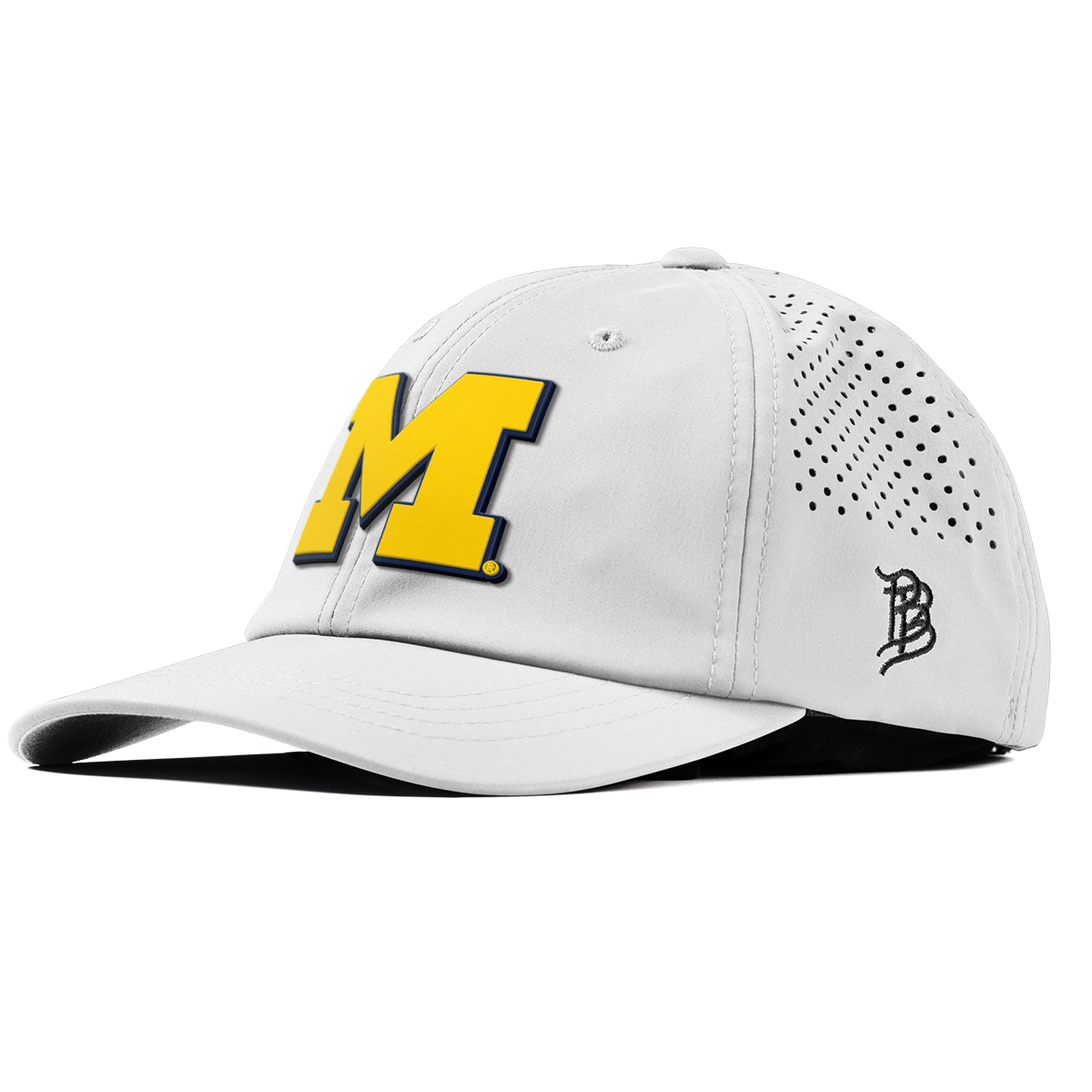 University of Michigan "Michigan Block" Performance Dad Hat White