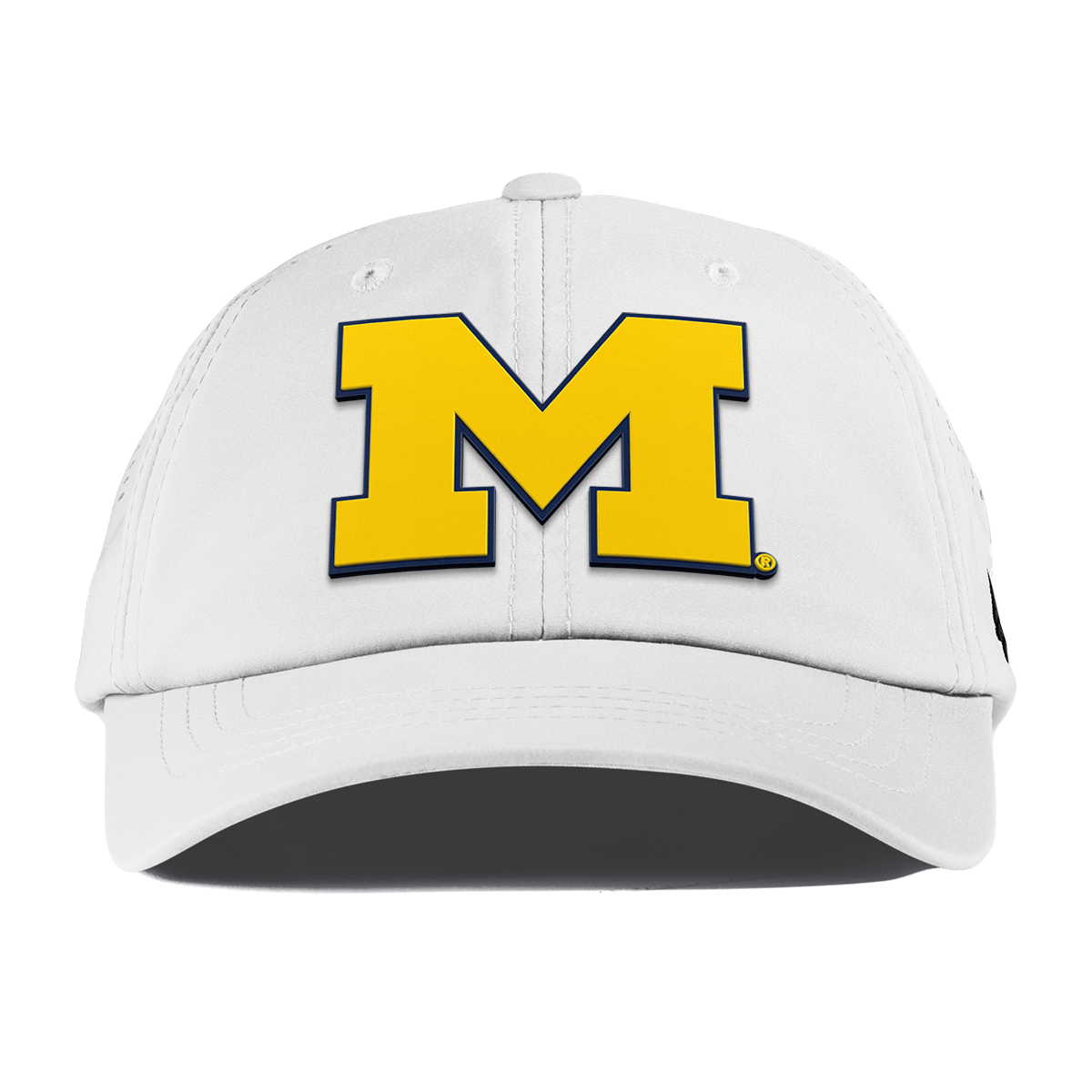 University of Michigan "Michigan Block" Performance Dad Hat White