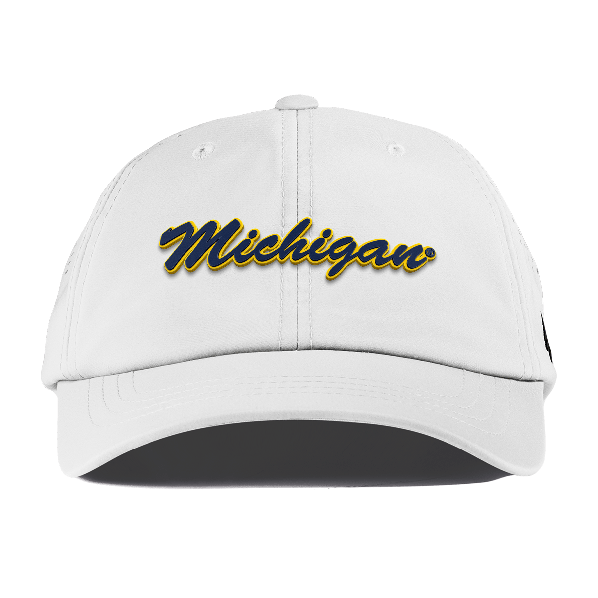University of Michigan "Michigan Script" Performance Dad Hat White