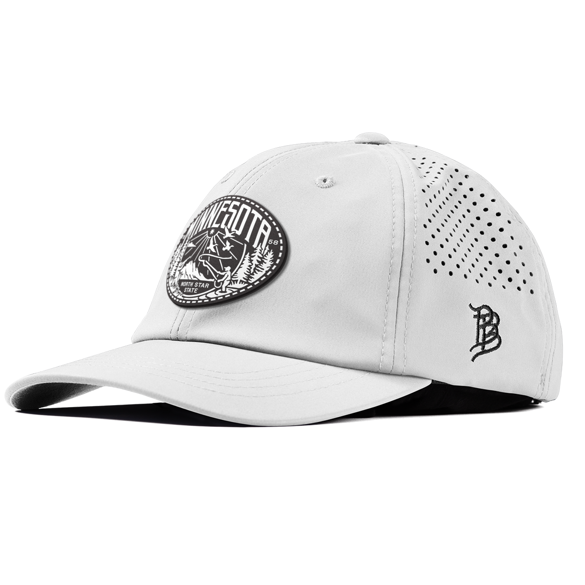Minnesota Traveler Performance Dad Hat White