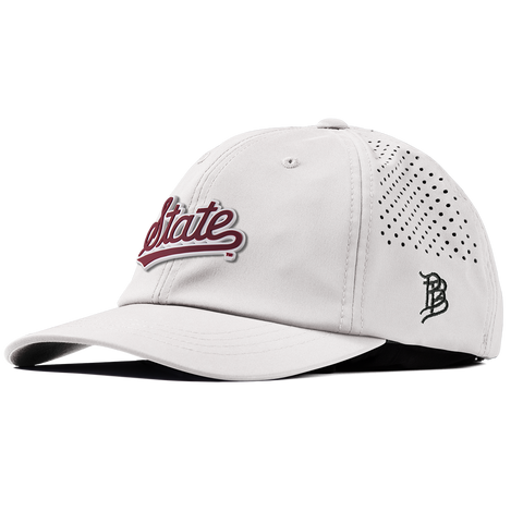 Mississippi State University "Mississippi State Script" Performance Dad Hat White