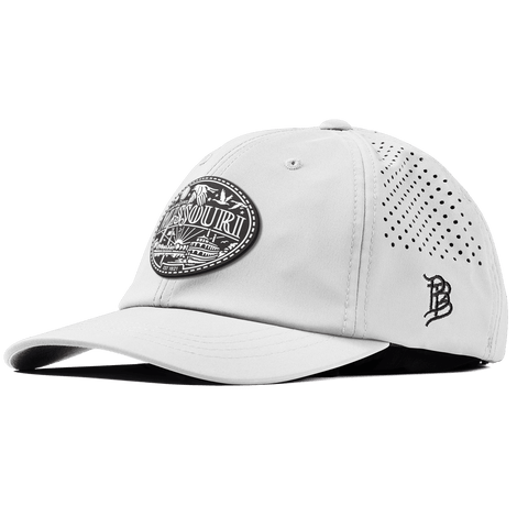Missouri Traveler Performance Dad Hat White