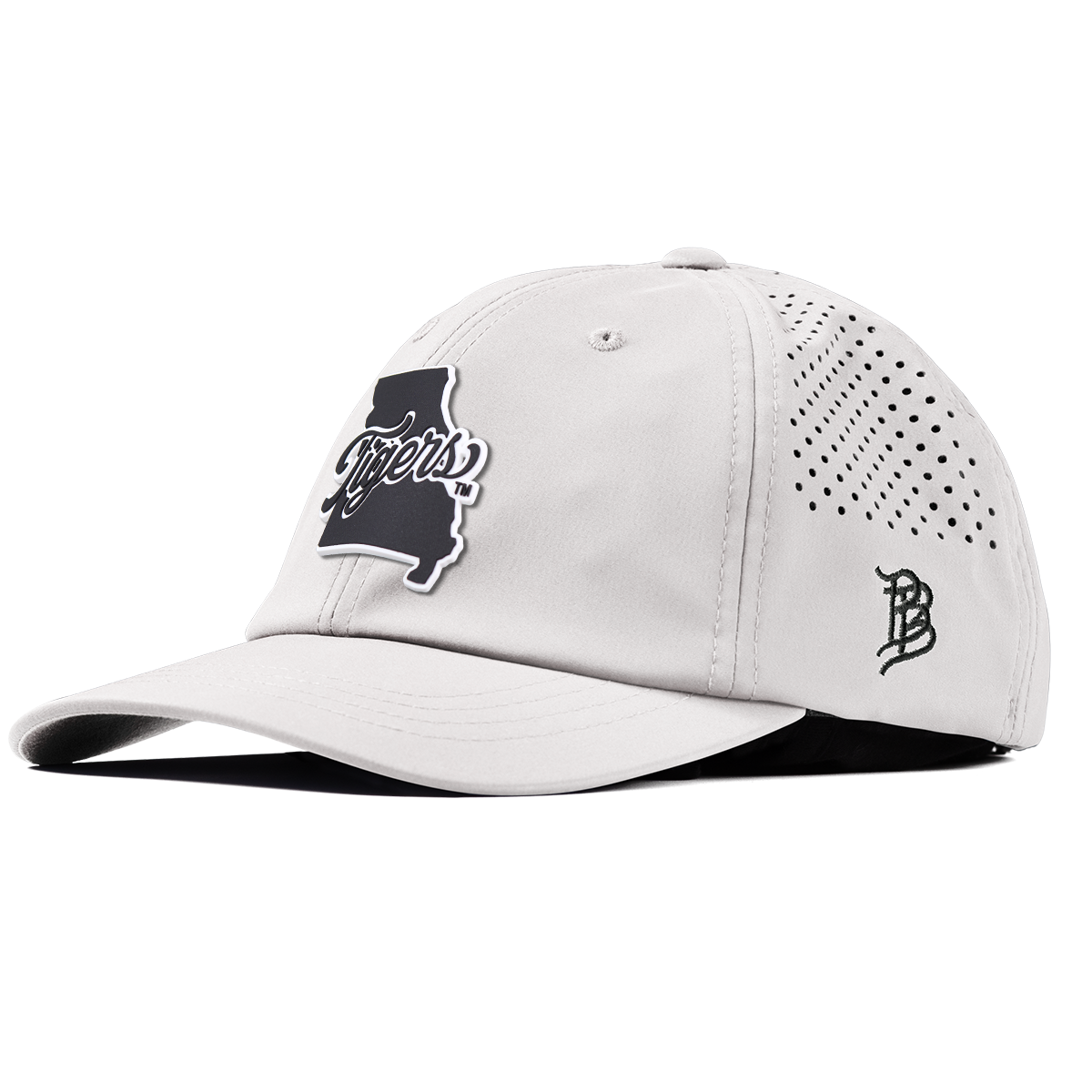 University of Missouri "Missouri Tigers State Script" Performance Dad Hat White