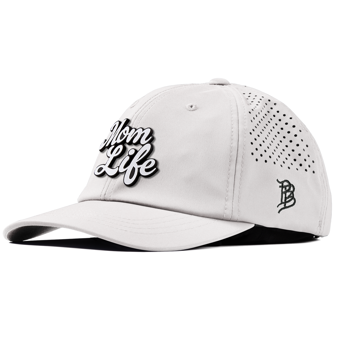Mom Life Script Performance Dad Hat White