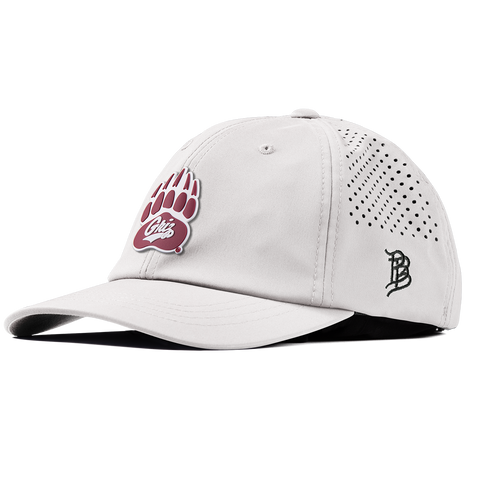 University of Montana "Montana Grizz" Performance Dad Hat White