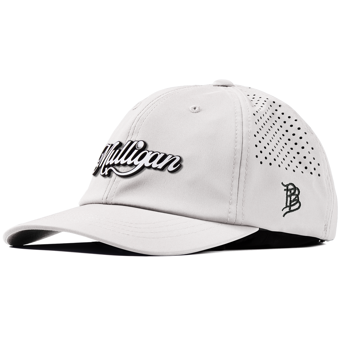 Mulligan Script Performance Dad Hat White