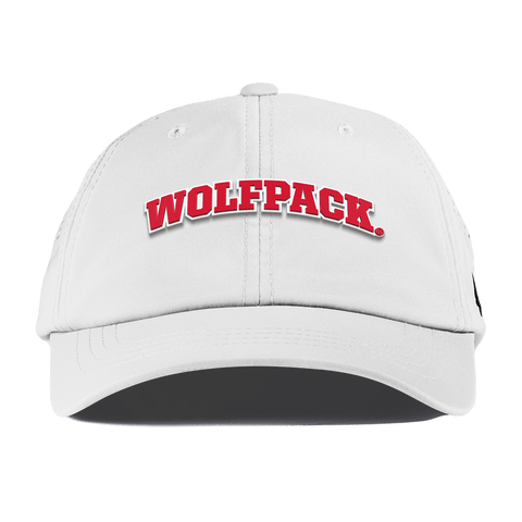 North Carolina State "NC State Wolfpack" Performance Dad Hat White
