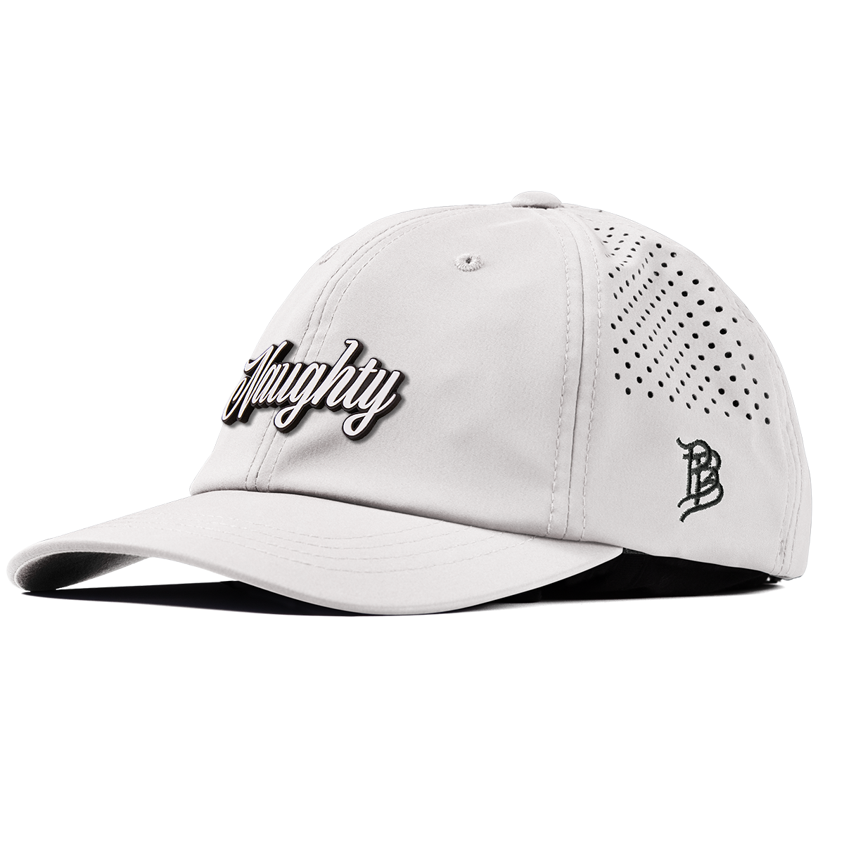 Naughty Performance Dad Hat White