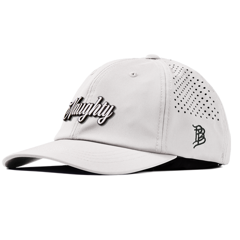 Naughty Performance Dad Hat White