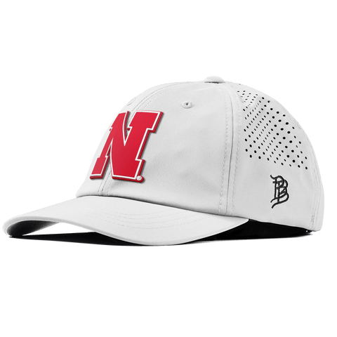 University of Nebraska "Nebraska Team Logo" Performance Dad Hat White 