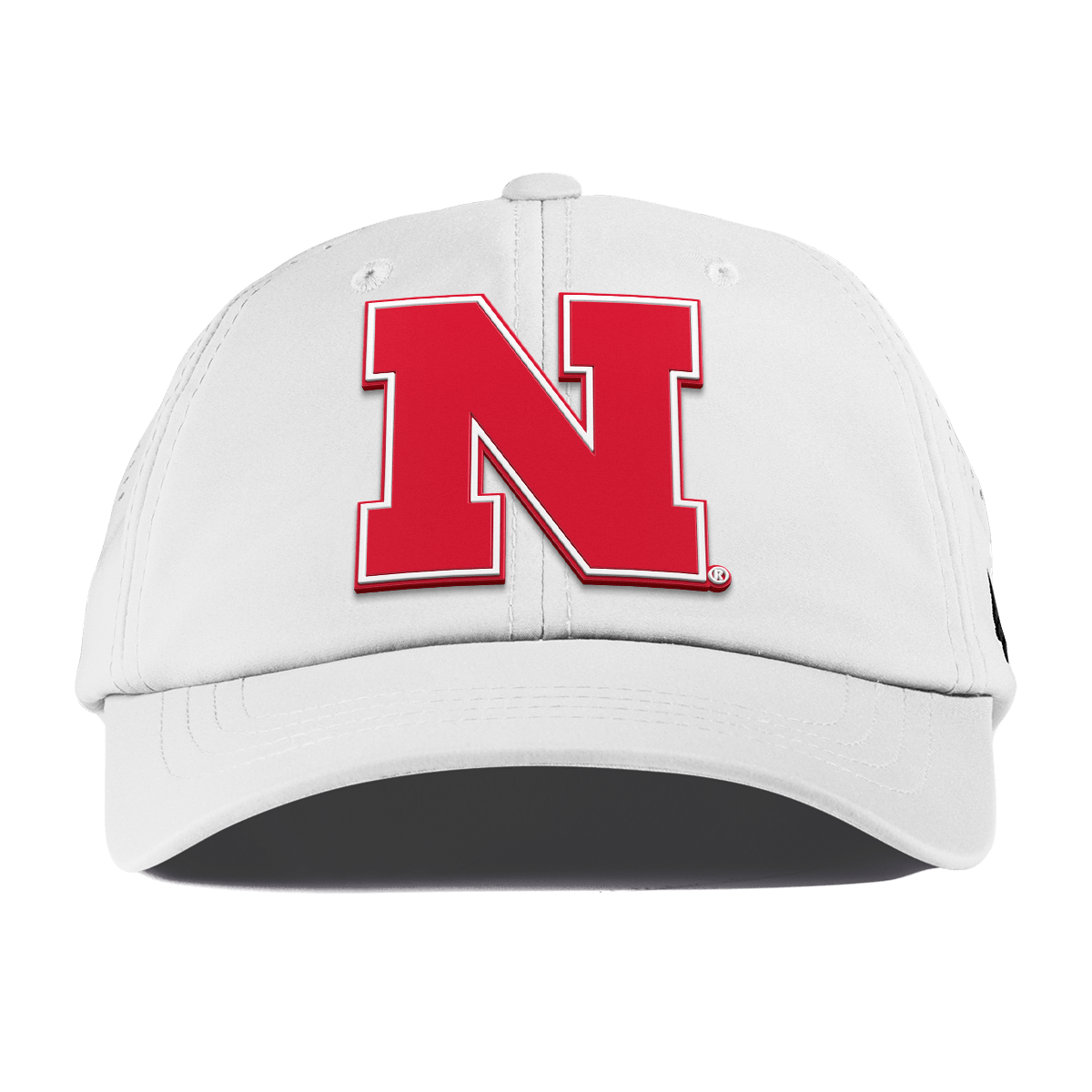 University of Nebraska "Nebraska Team Logo" Performance Dad Hat White 