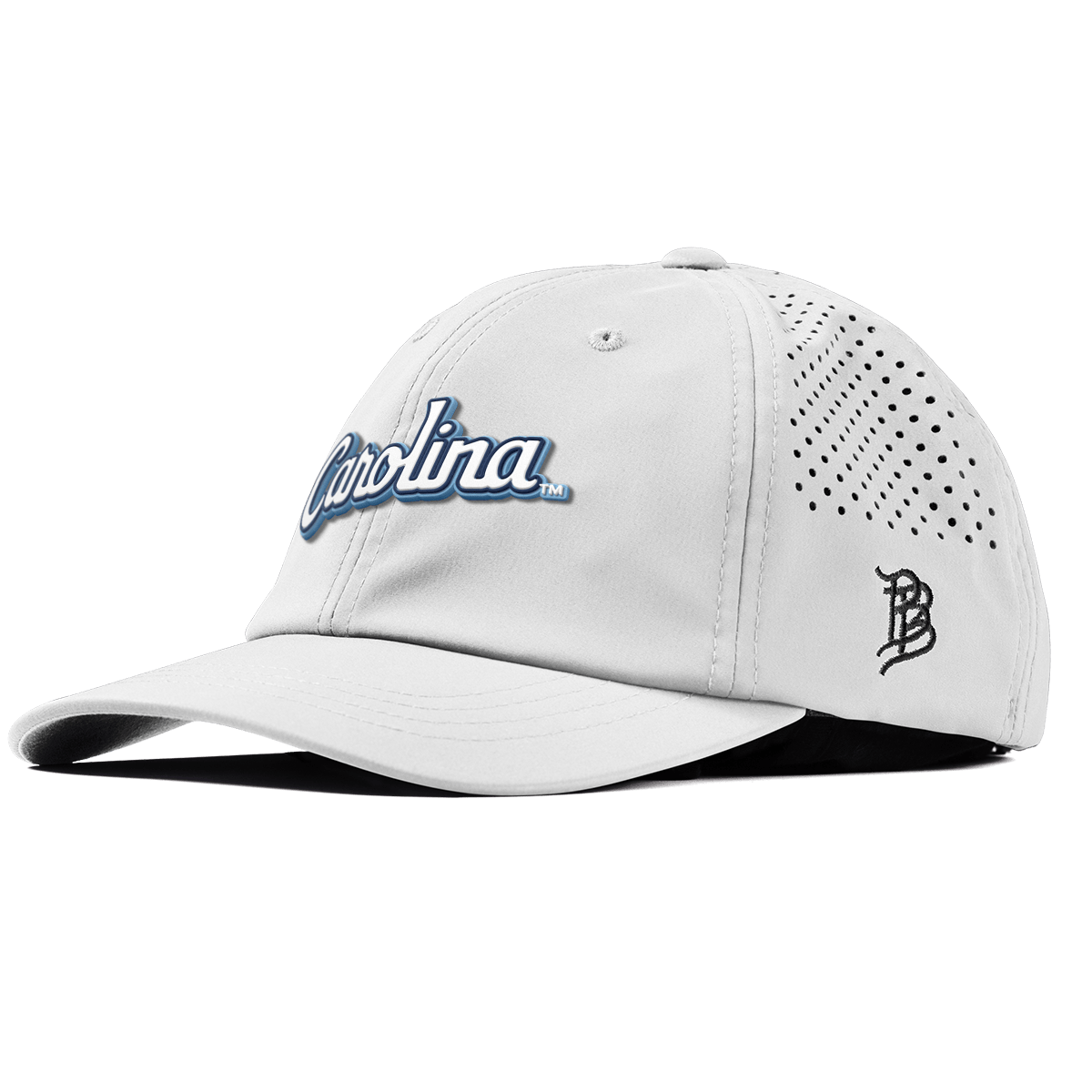 University of North Carolina "North Carolina Script" Performance Dad Hat White