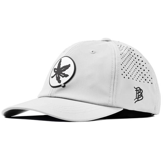 Ohio State University "OSU Buckeye Logo" Performance Dad Hat White