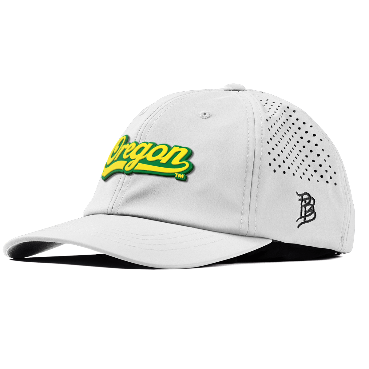 University of Oregon "Oregon Script" Performance Dad Hat White