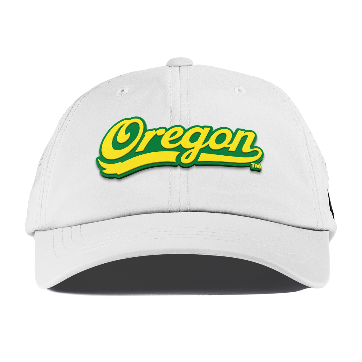 University of Oregon "Oregon Script" Performance Dad Hat White