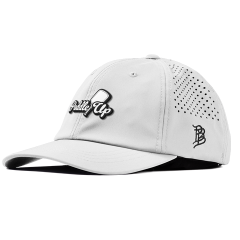 Paddle Up Performance Dad Hat White