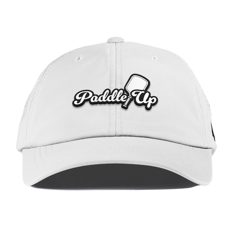 Paddle Up Performance Dad Hat White