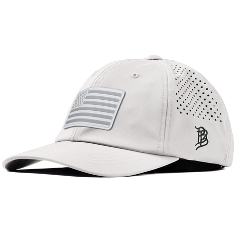 Pearl Old Glory Performance Dad Hat White