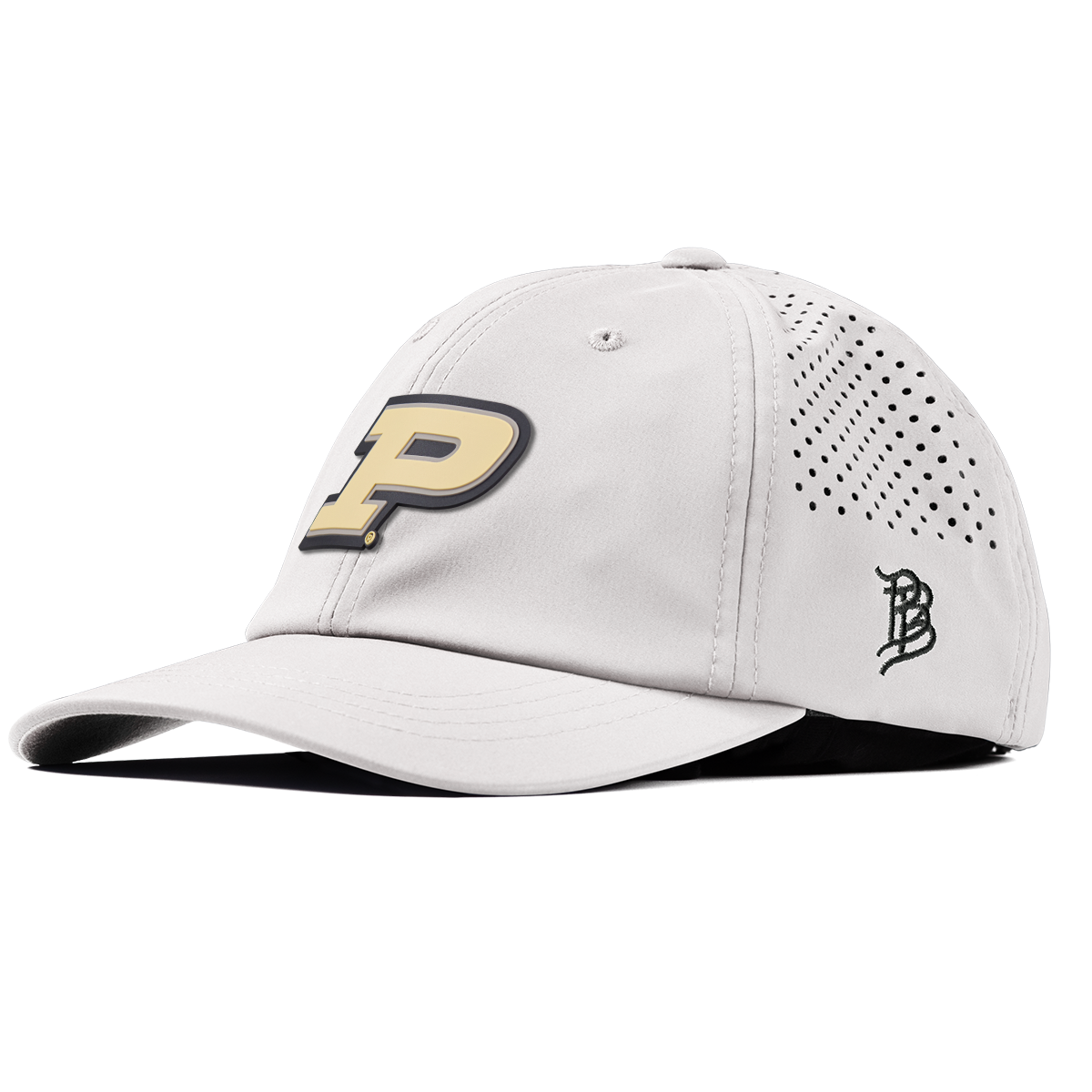 Purdue University "Purdue Block" Performance Dad Hat White