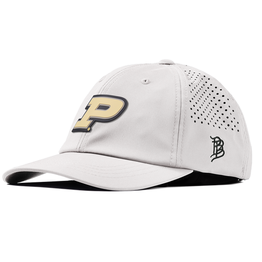 Purdue University "Purdue Block" Performance Dad Hat White