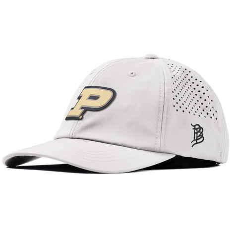 Purdue University "Purdue Block" Performance Dad Hat White