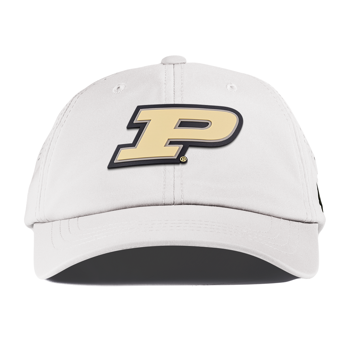 Purdue University "Purdue Block" Performance Dad Hat White