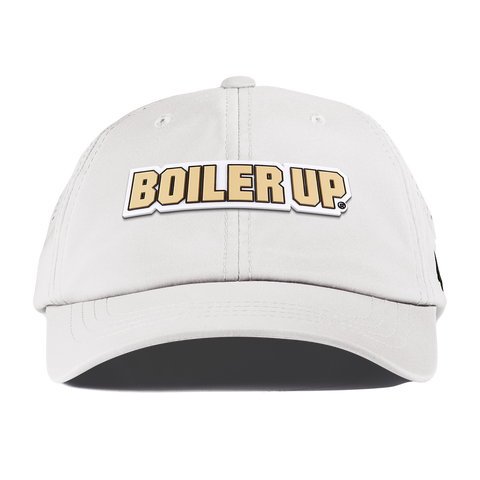 Purdue University "Purdue Boiler Up" Performance Dad Hat White