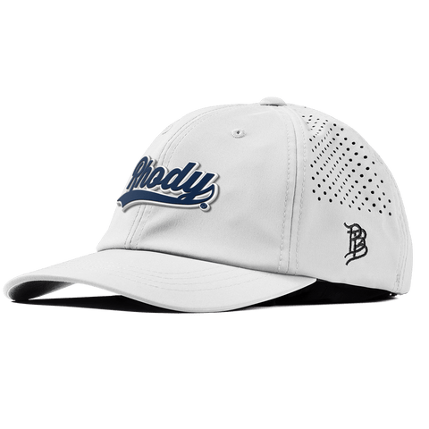 University of Rhode Island "Rhody Script" Performance Dad Hat White