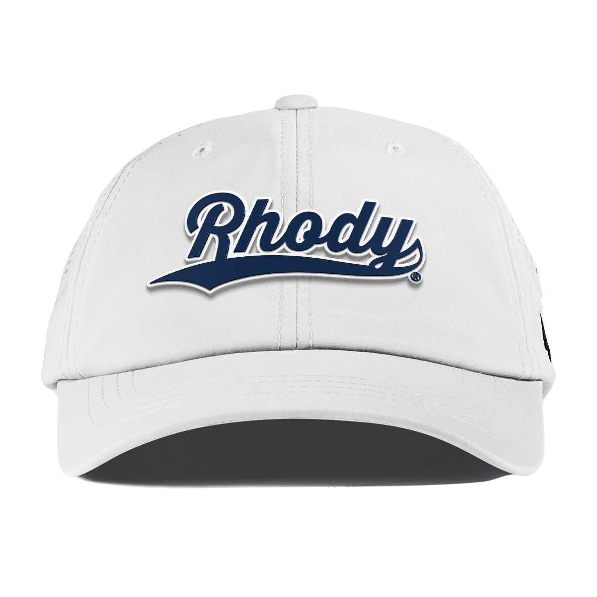 University of Rhode Island "Rhody Script" Performance Dad Hat White