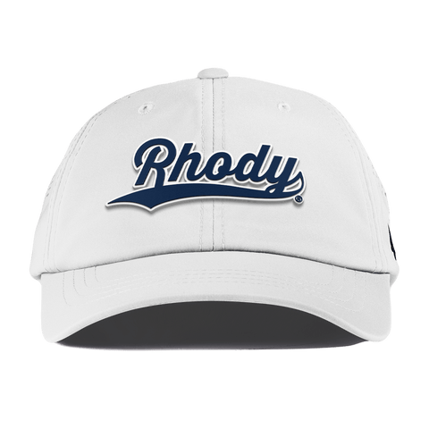 University of Rhode Island "Rhody Script" Performance Dad Hat White