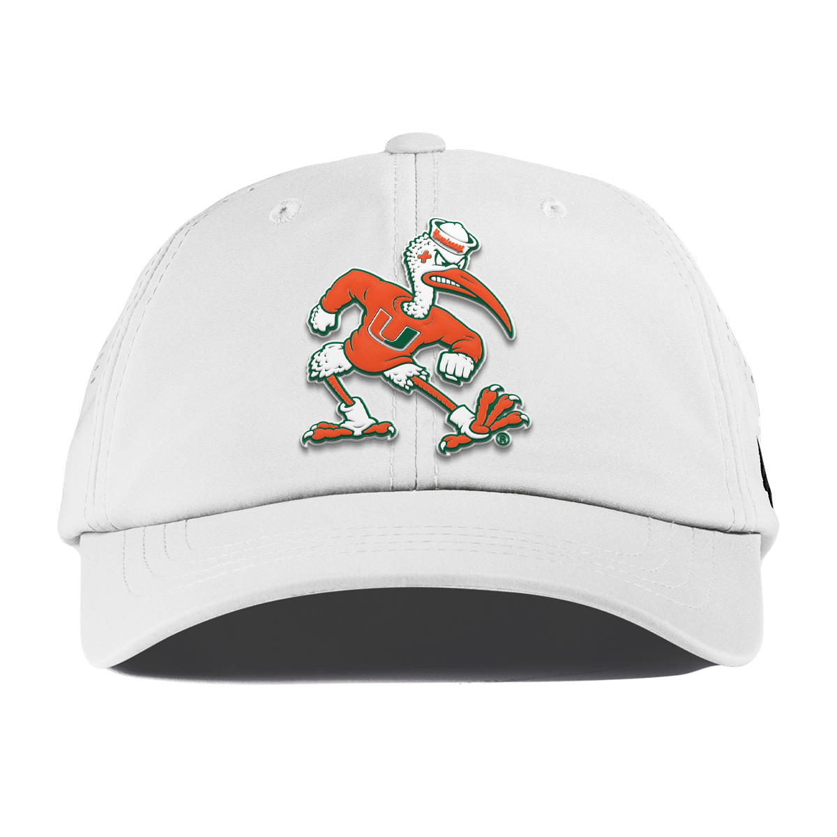 University of Miami "Sebastian the Ibis" Performance Dad Hat White