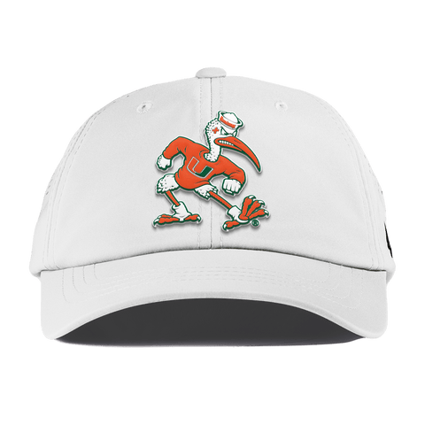 University of Miami "Sebastian the Ibis" Performance Dad Hat White