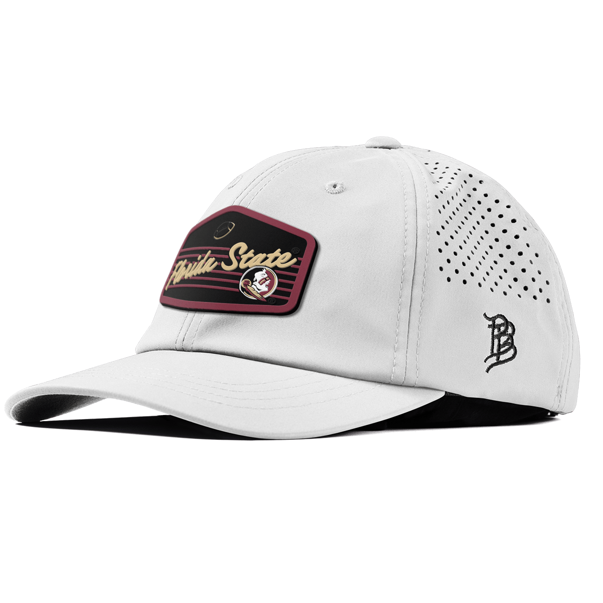 Florida State University "Seminole Football" Performance Dad Hat White