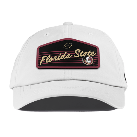 Florida State University "Seminole Football" Performance Dad Hat White